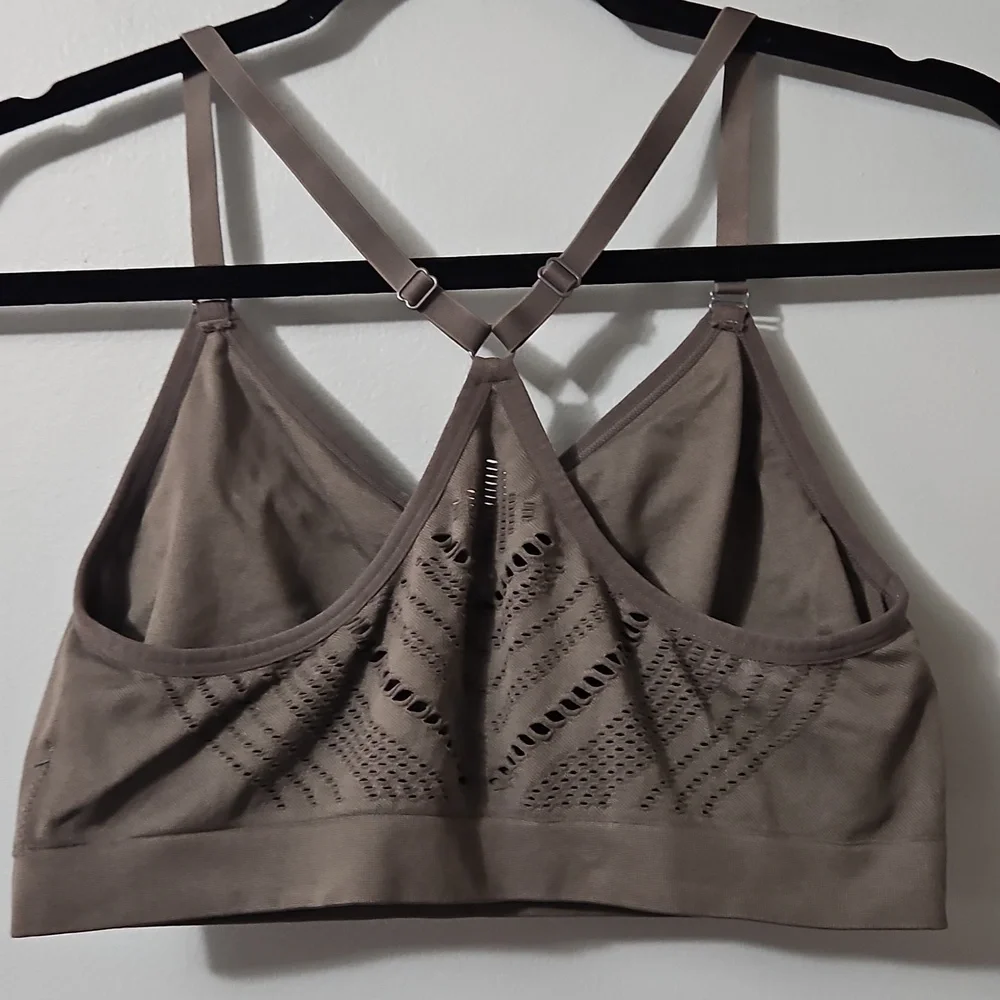 Ryka Women's Gray Sports Bra W/Removable Pads Adjustable Straps Size XL - Picture 2 of 8